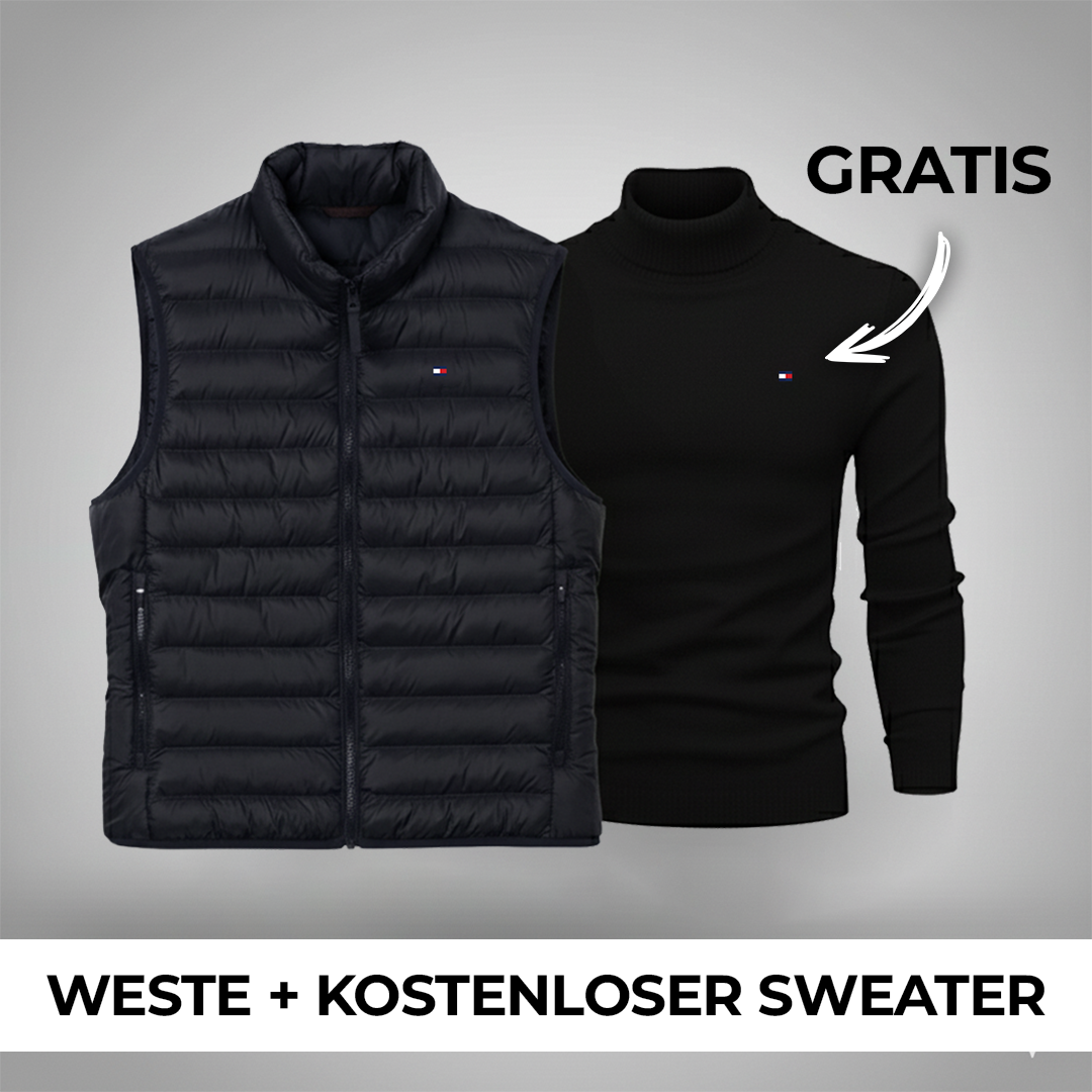Weste + Kostenloser Pullover (RÄUMUNGSVERKAUF)